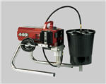 Grout Pumps for polyurethane/epoxy crack injection systems.